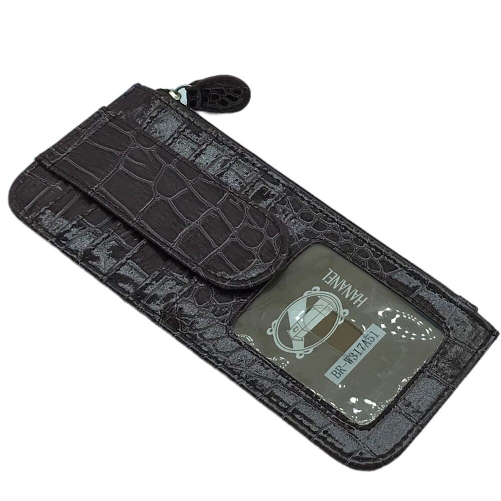 HANANEL Croc Wallet/Credit Card Holder
